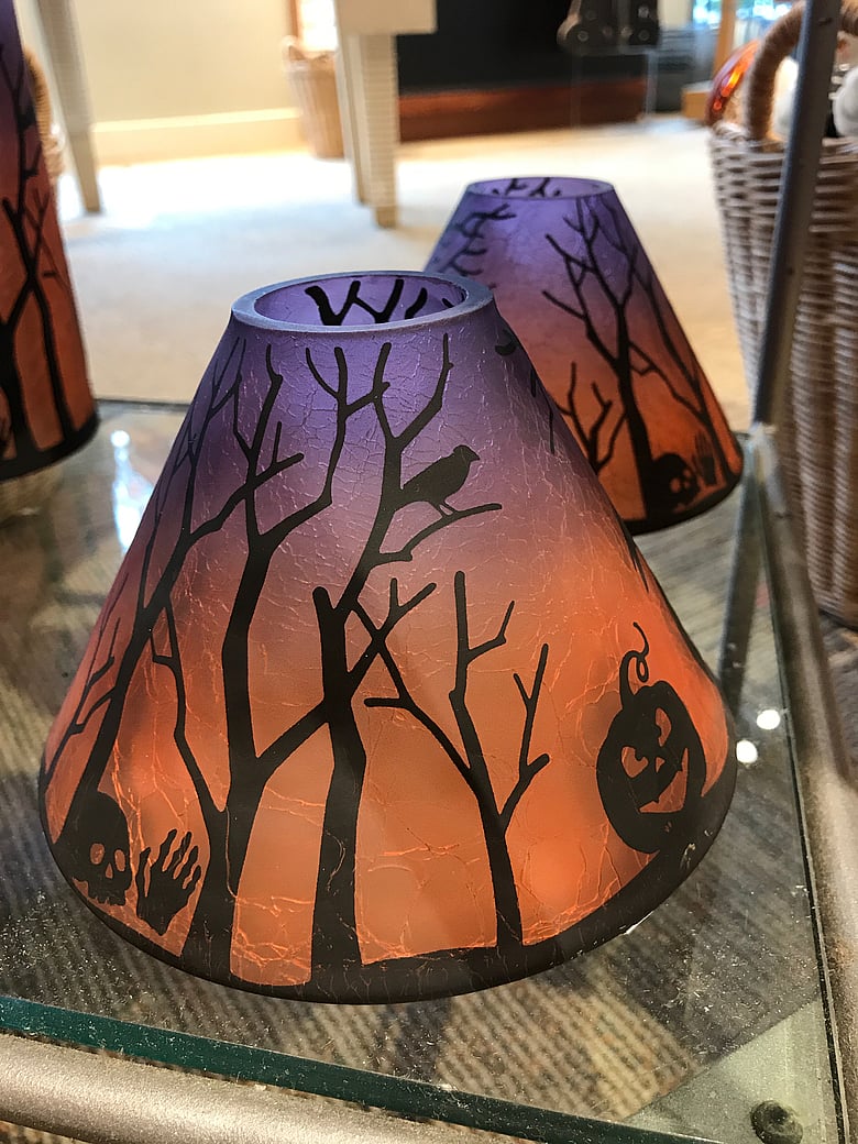 Spooky candle toppers