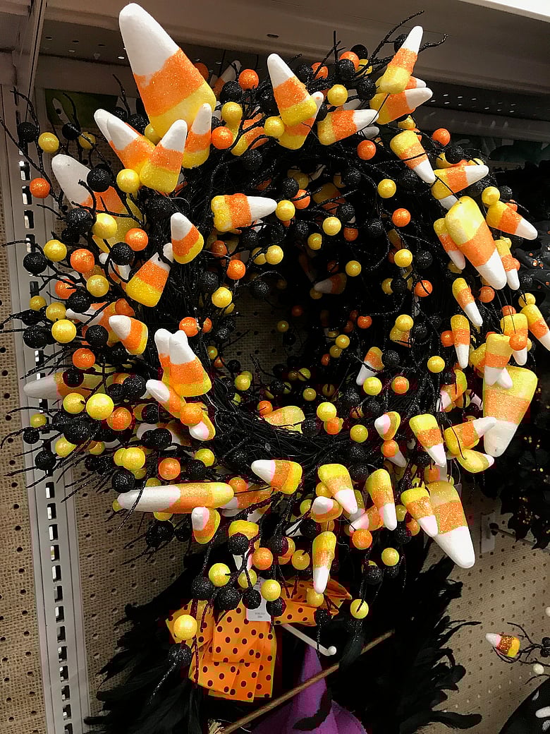 Candy Corn Wreath