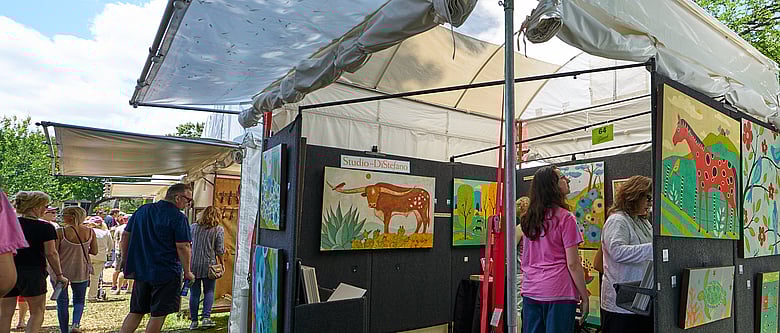 An Artist's Booth