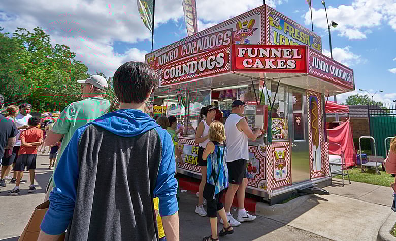 Corndogs, Funnel Cakes