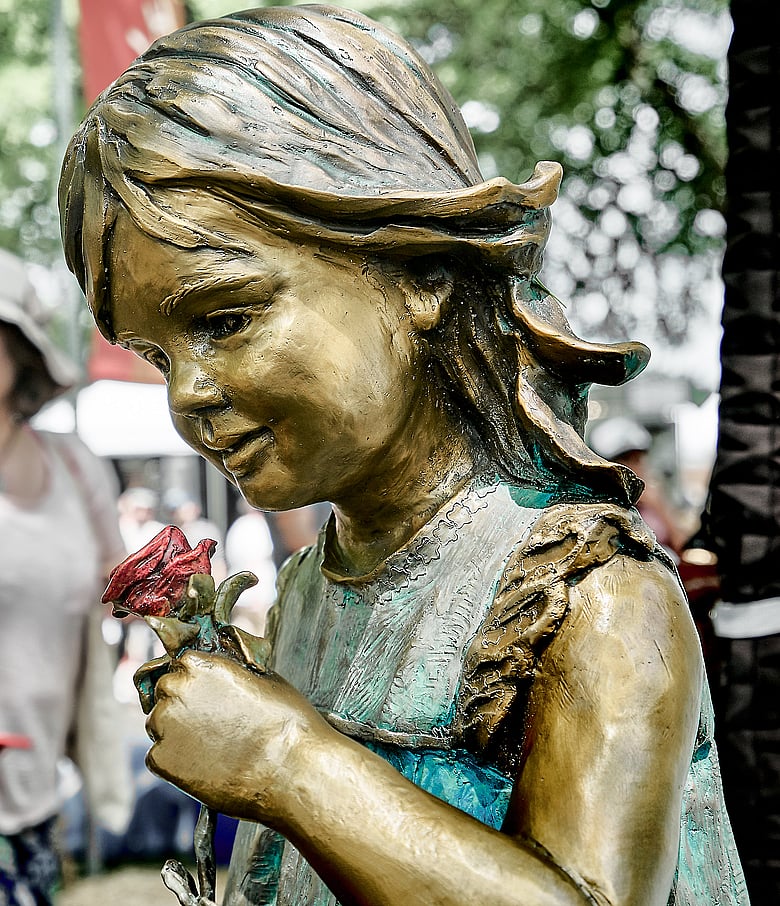Bronze Flower Girl