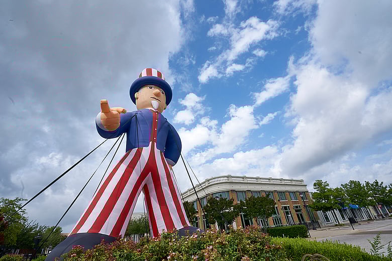 Uncle Sam at the Mall
