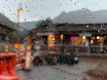 Rainy Day in Uptown Sedona