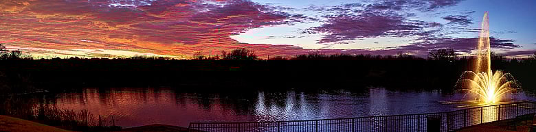 Sunset Fountain