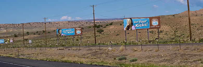 Route 66 billboards