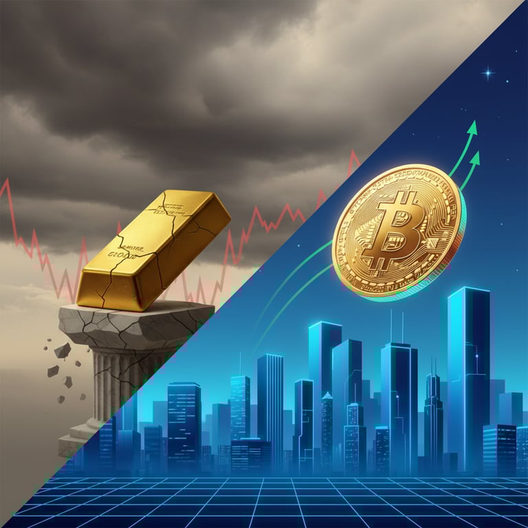 Gold's Wobble vs. Bitcoin's Steadiness: Is Digital Gold Stealing the Show?