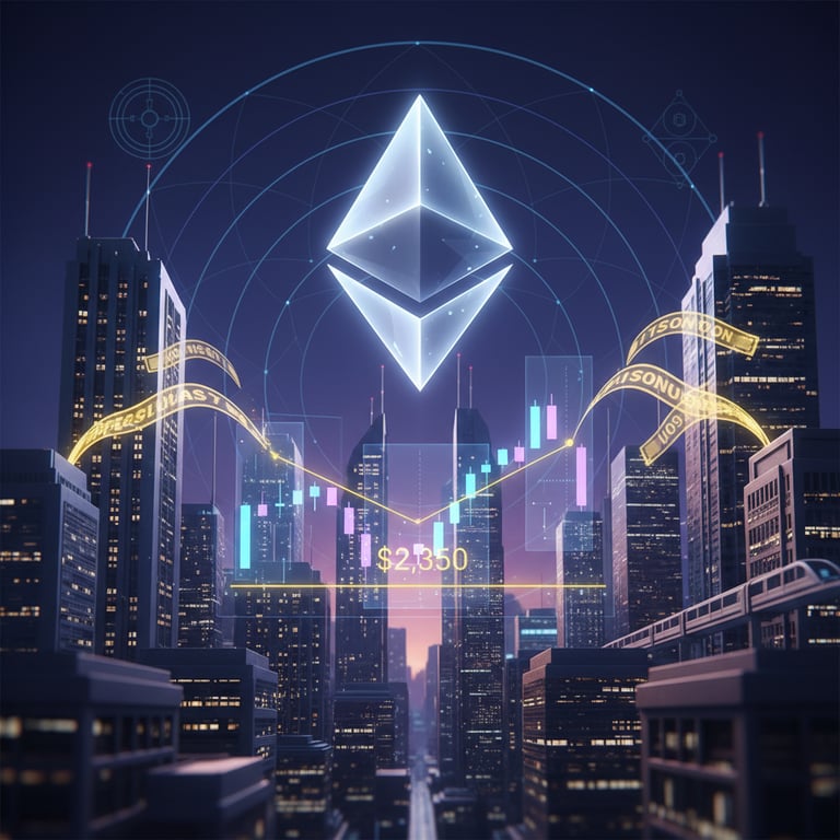Ethereum Latest News: ETH Hovers Near $2,350 as Tokenized Treasuries Blow Past $8B