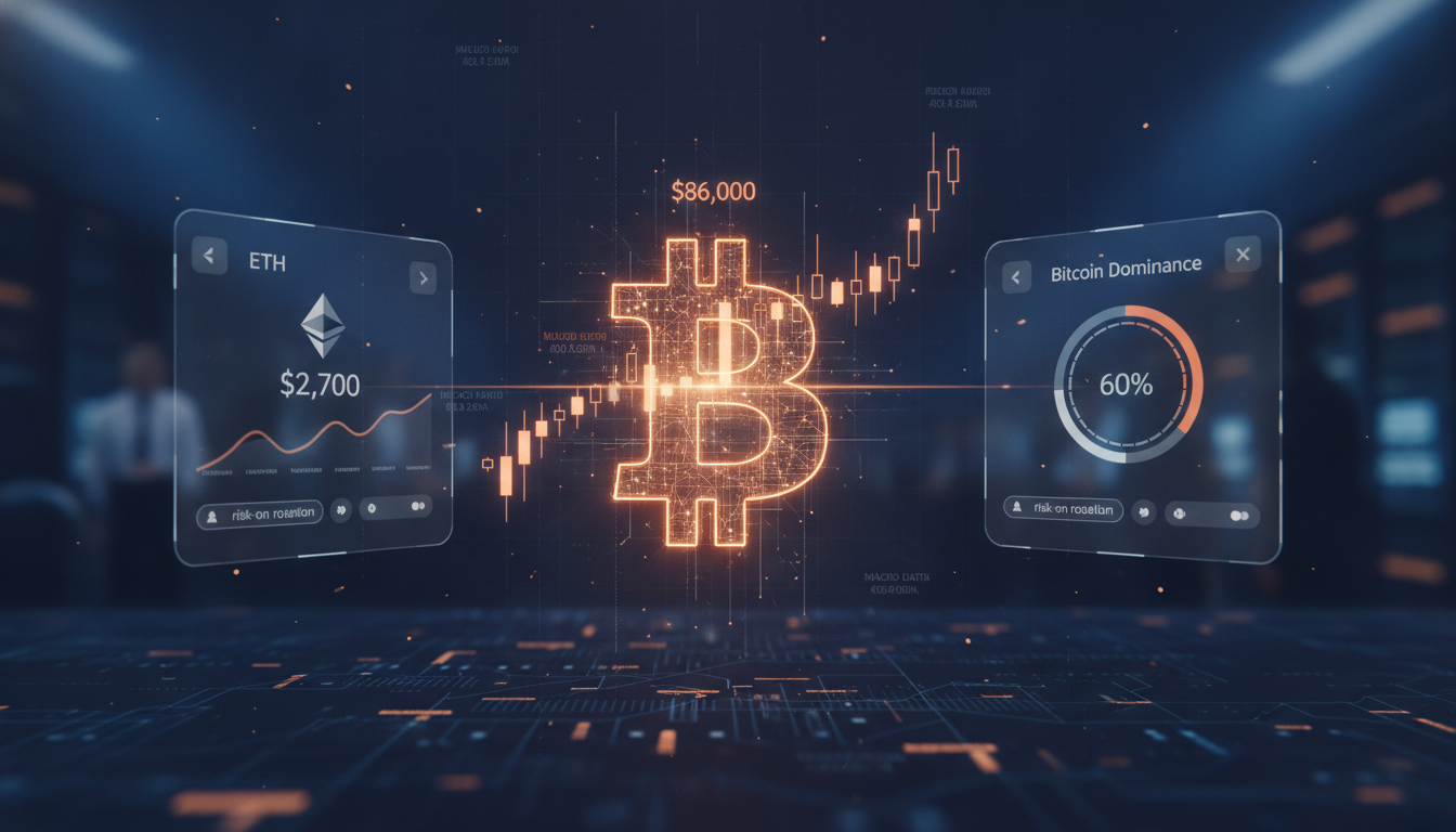 Crypto Market Update Today: Bitcoin Reclaims $86K as Traders Flip Risk-On
