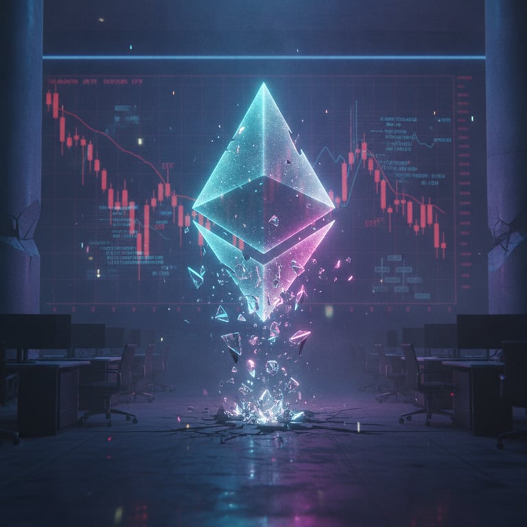 Ethereum Latest News: ETH Bleeds Below $1,600 as Foundation Shakeup Rattles the Network