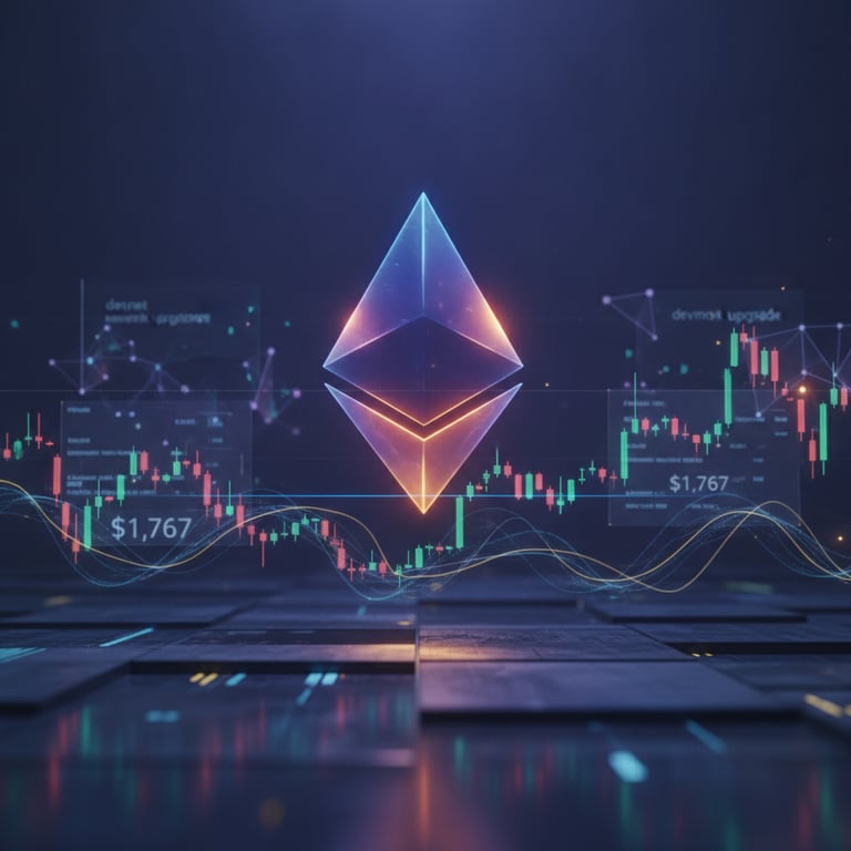 Ethereum Latest News: ETH Hovers Near $1,767 as Glamsterdam Devnet and Treasury Drama Steal the Spotlight