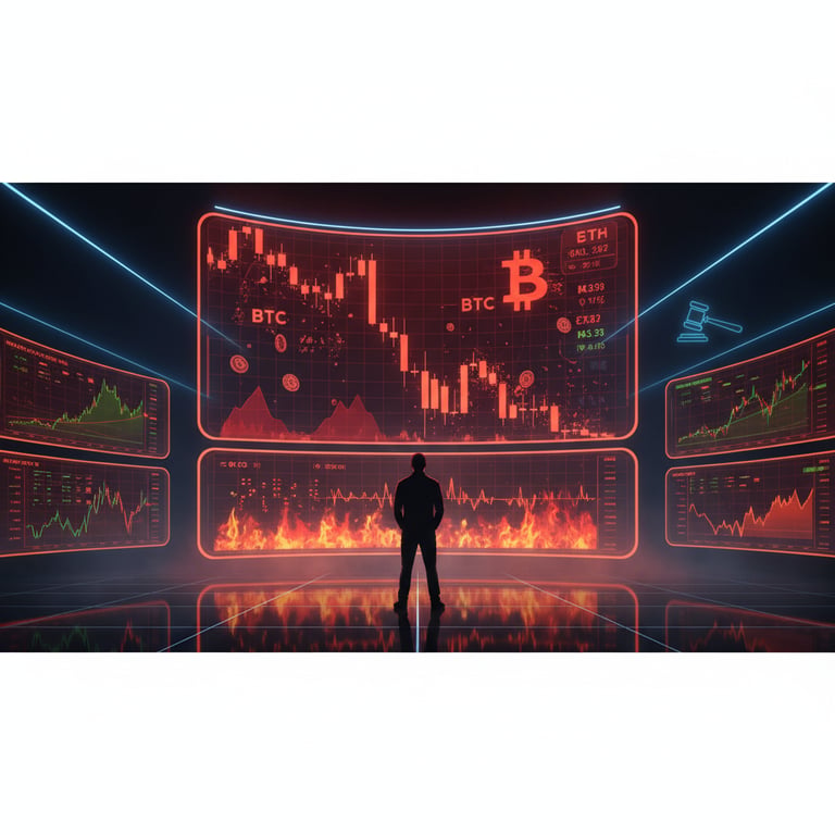 Crypto Market Update Today: Bitcoin Bleeds, Liquidations Pile Up, and Traders Hunt for the Bottom