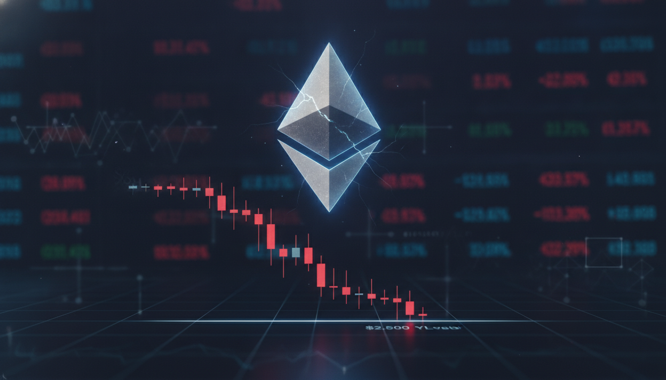Ethereum Latest News: ETH Slips Below $2,500 as Macro Jitters and Leverage Flush Rattle the Market