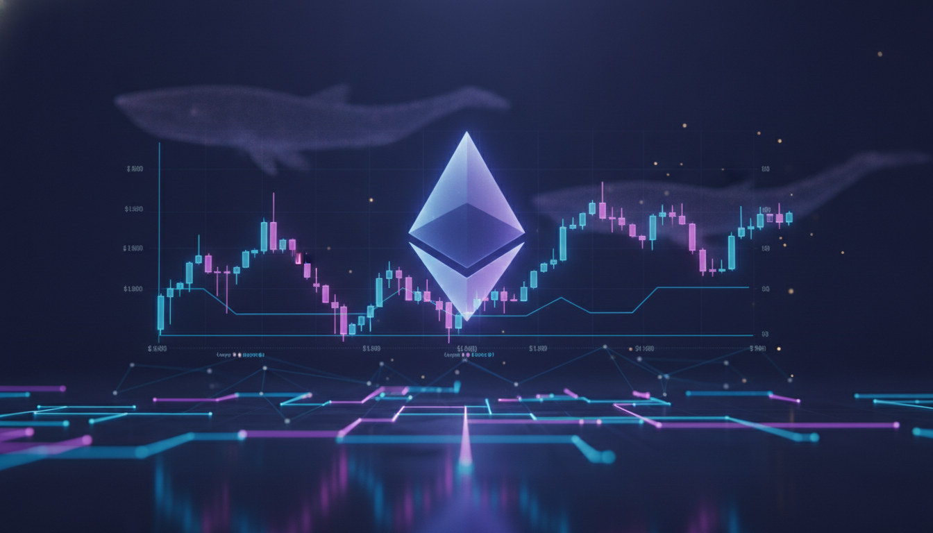 Ethereum Latest News: ETH Consolidates Near $1,860 as Whales Quietly Load Up