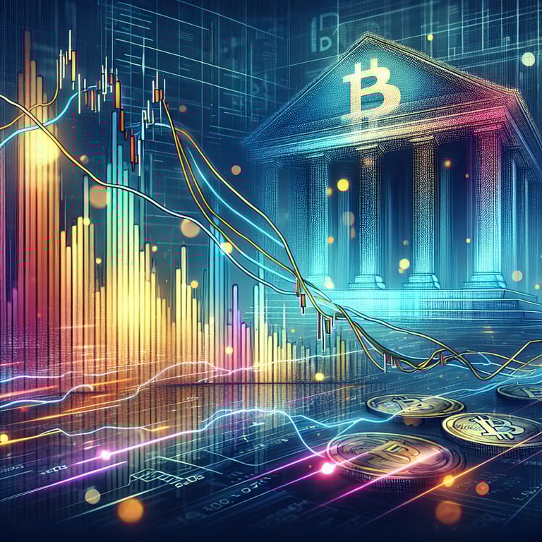Market charts reflect the immediate reaction to economic policy shifts.