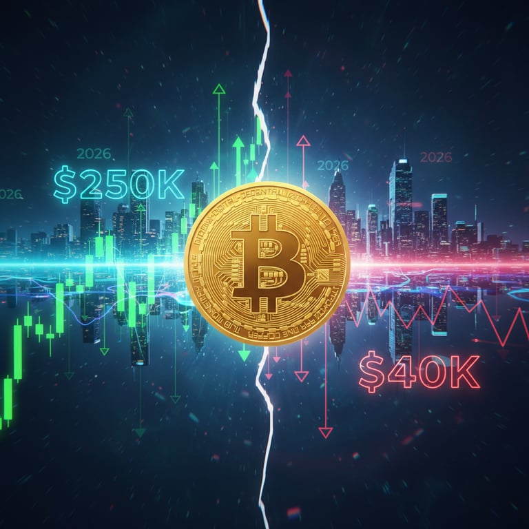 Bitcoin Price Prediction 2026: From $40K Doom to $250K Moonshots