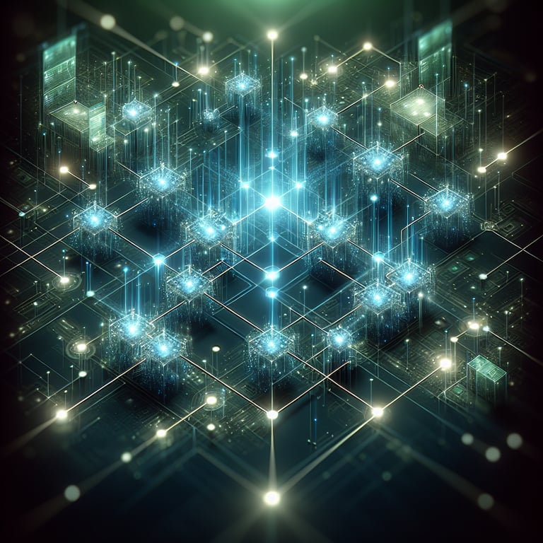 The blockchain: a decentralized ledger ensuring transparency and security for every crypto transaction.