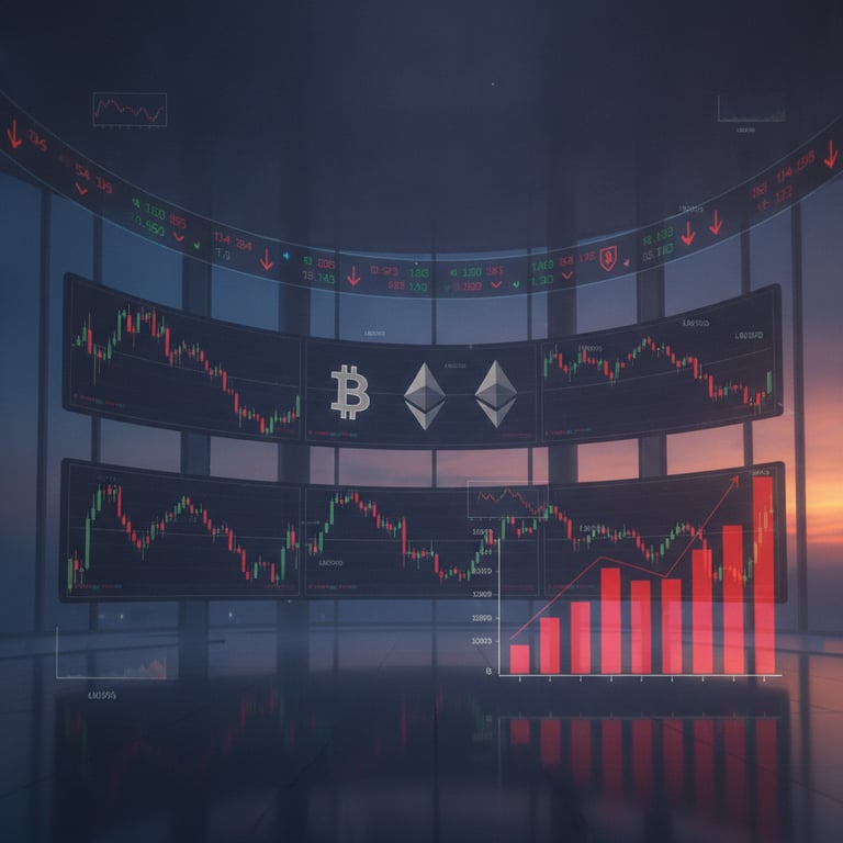 Crypto Market Update Today: BTC Wobbles, ETH Bleeds, and ETF Outflows Pile Up