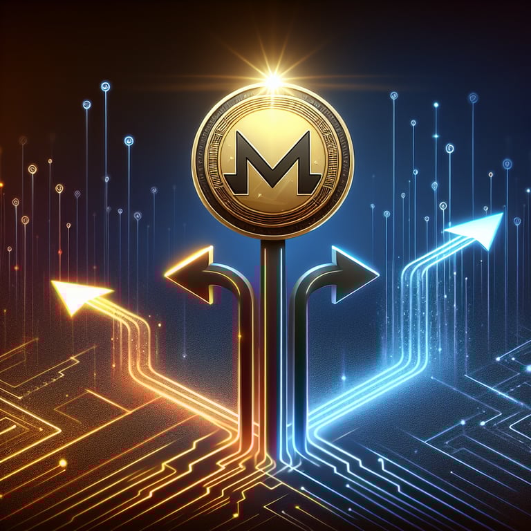Monero's price now sits at a pivotal juncture, demanding a clear direction.
