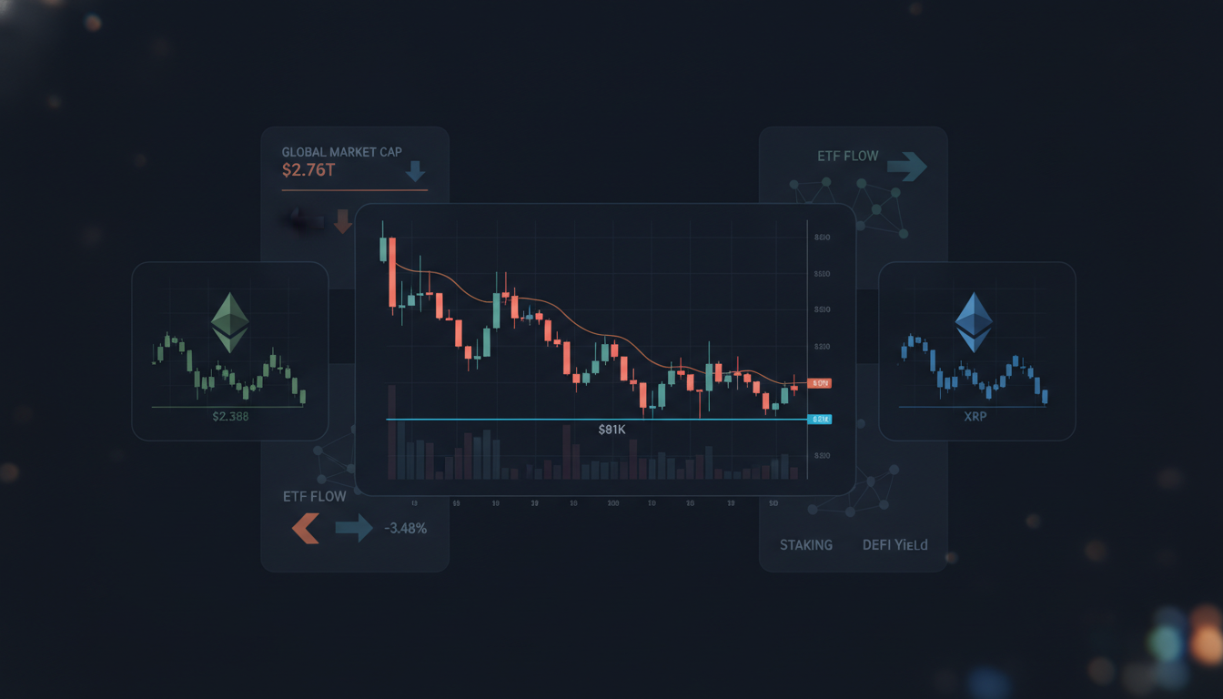 Crypto Market Update Today: BTC Slips Below $82K as the Tape Cools Off
