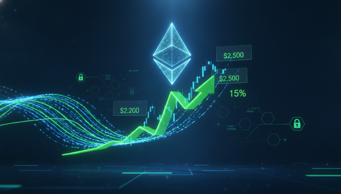 Ethereum Latest News: ETH Explodes 15% as $2.5B Buying Wave Targets $2,500