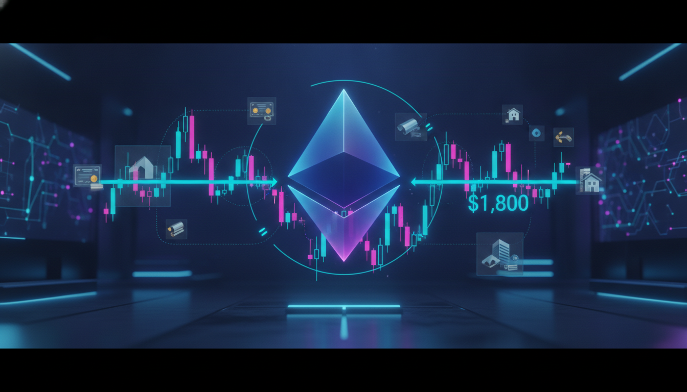 Ethereum Latest News: ETH Battles $1,800 as Tokenization, Robinhood Chain, and AI Bug Hunts Steal the Spotlight