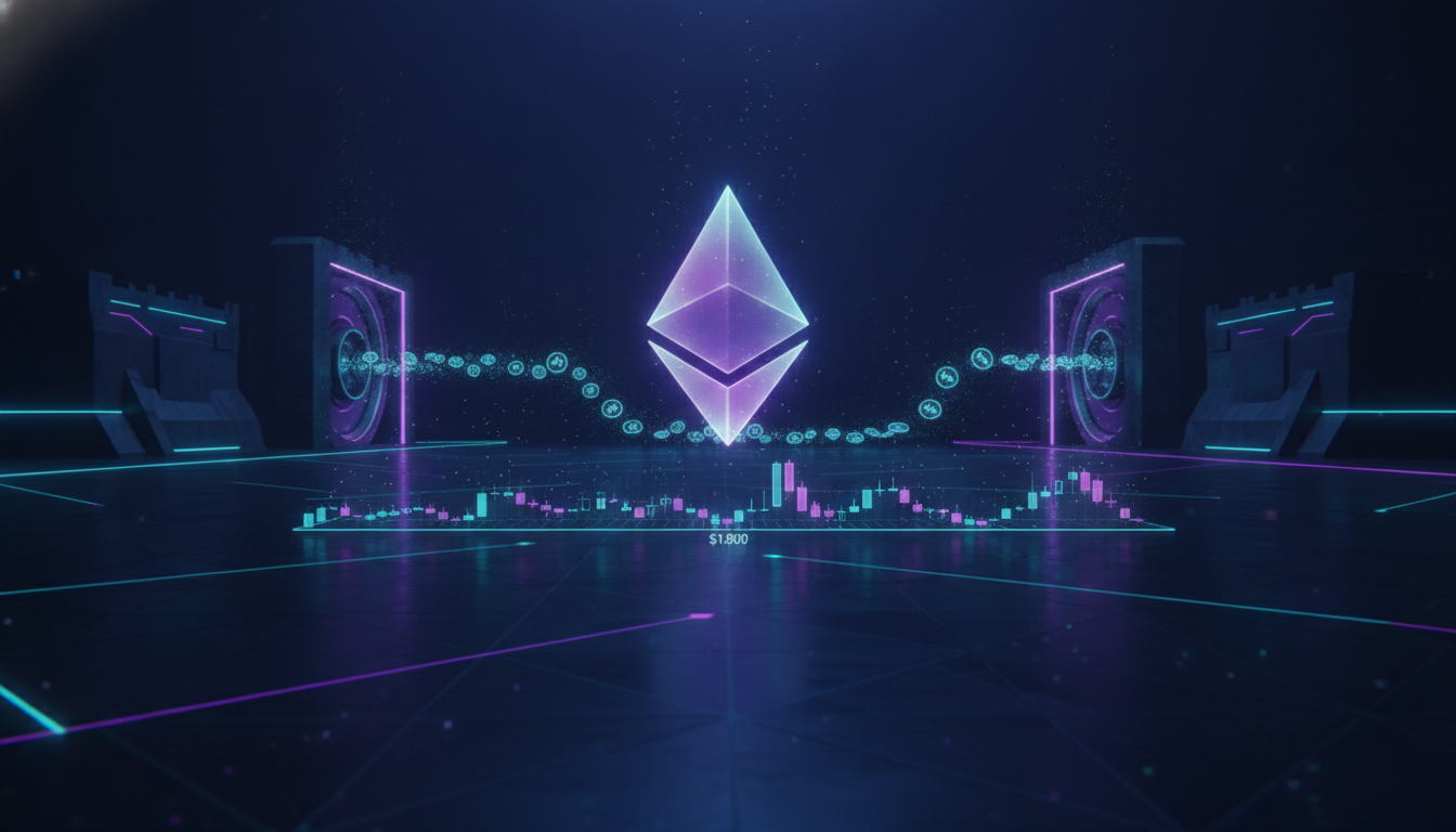 Ethereum Latest News: ETH Hovers Near $1,850 as Whales Accumulate and Robinhood Chain Fires Up