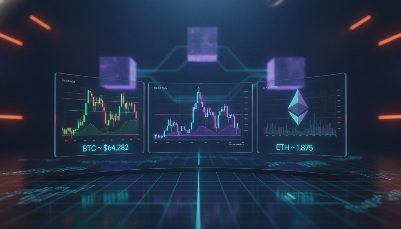 Crypto Market Update Today: Bitcoin Holds $64K as ETH Whales Quietly Accumulate