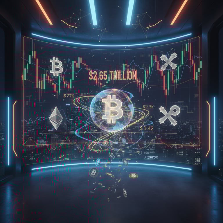 Crypto Market Update Today: Volatility, Whale Moves, and a $2.65T Reset