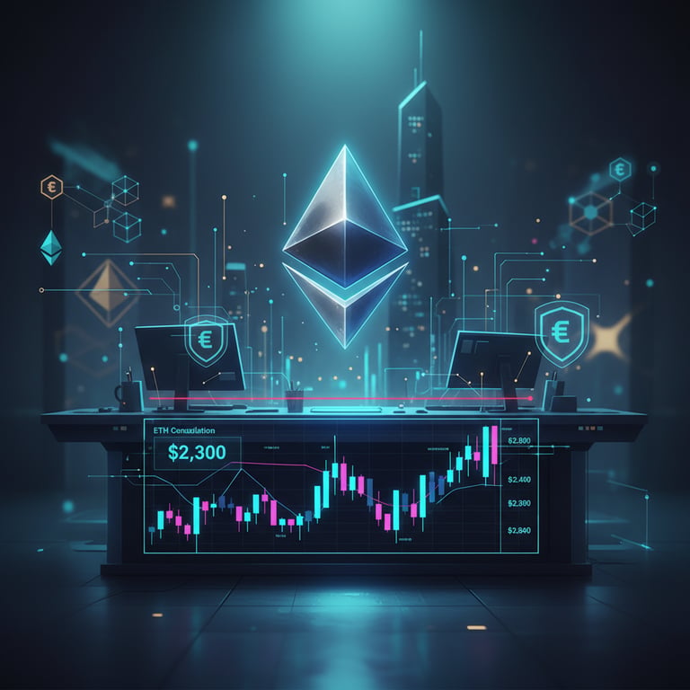 Ethereum Latest News: ETH Hovers Near $2,300 as BitMine Scoops 10,000 ETH and ETF Inflows Surge
