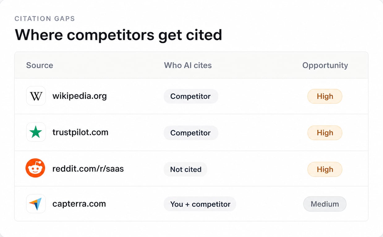 Ilustración de Encuentra los huecos de citas que llena la competencia