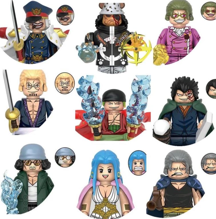 Japanese Anime Series Cartoon Building Blocks Set with Mini Action Figures and Robot Education Toys - Durable ABS Plastic, Safe for Kids - Creative and Educational Gift for Boys and Girls - Improves Fine Motor Skills and Hand-Eye Coordination - Hours of Imaginative Play and Learning Opportunities