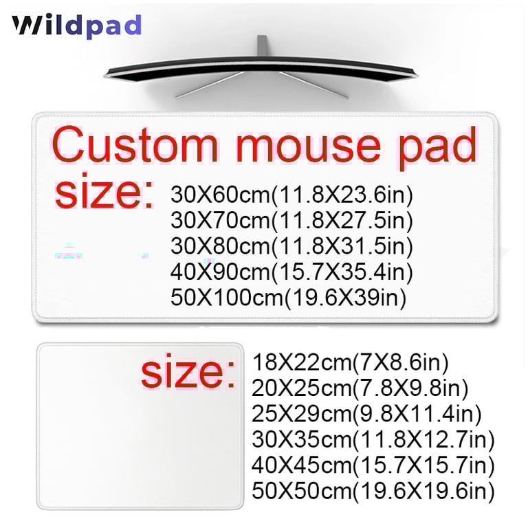 Custom XXL Gaming Mouse Pad with DIY Personalized Design, Smooth Surface for Precision Control, Ergonomic Comfort for Gamers and Professionals - Bulk Discounts, OEM Logo Options Available