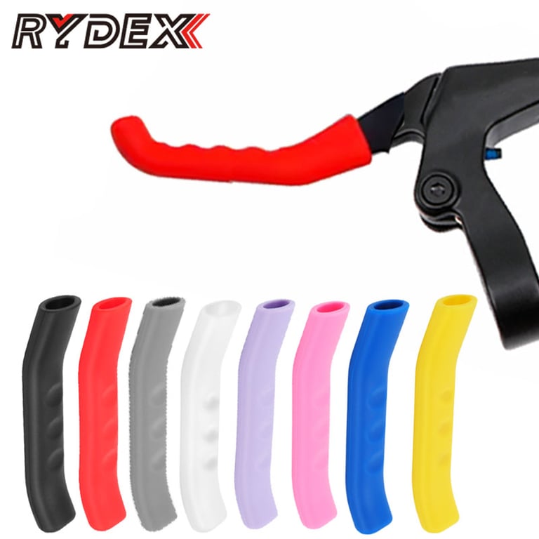 RYDEX Brake Lever Grip - Durable Silicone Covers for MTB, BMX, Scooter, and Bike Levers - Colorful Options for Style and Protection - Enhanced Grip for Better Control in Wet Conditions - Easy to Install Universal Fit