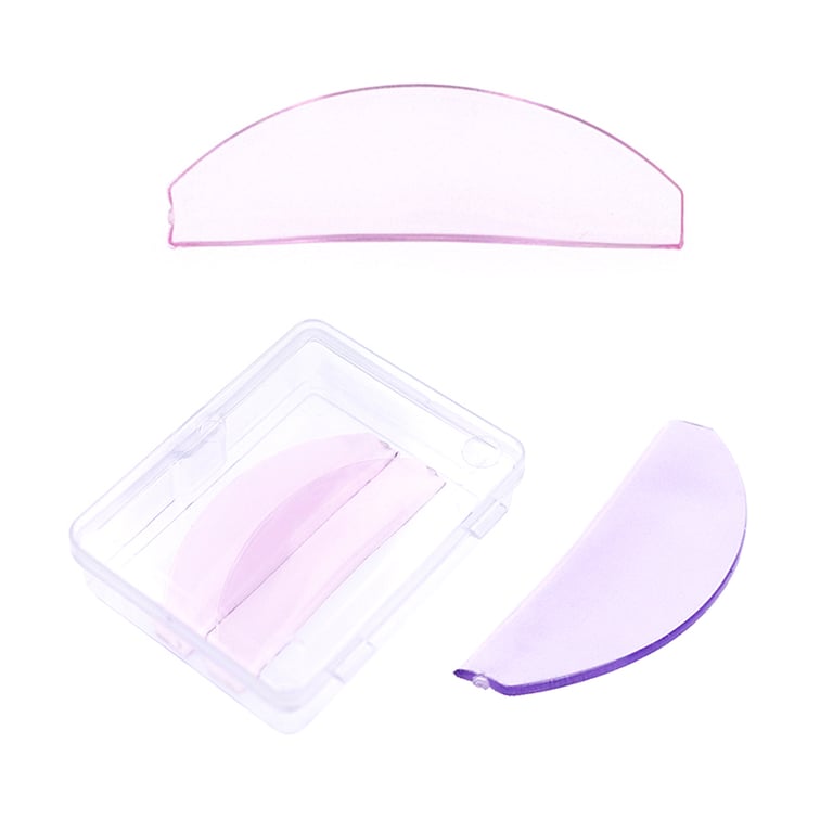 Soft Silicone Eyelash Lift Pads with Self-Adhesive Backing for Precise Placement and Anti-Slip Surface - Reusable 3D Lashes Curler Makeup Tool for Professional Results and Natural-Looking Curls