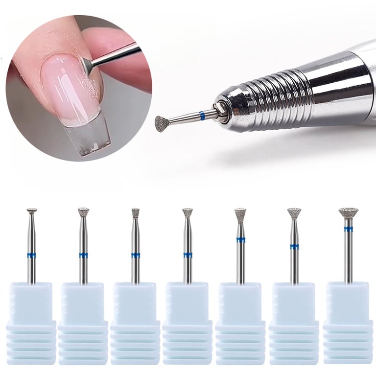Diamond Grinding Nail Drill Bit for Efficient Cuticle Clean and Precision Nail Edge Treatment - Durable and Versatile Professional Nail Care Accessory