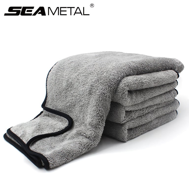Premium Microfiber Car Wash Towel - Ultra-Soft & Scratch-Free Cleaning, Fast Drying & High Absorption, 2 Size Options (75x35cm & 60x40cm), Multi-Purpose Cloth for Drying, Polishing, Detailing - Ideal for Car Enthusiasts