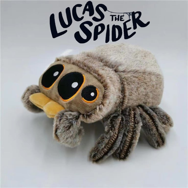 Soft and Cuddly Plush Spider Toy - Little Lucas Simulated Pillow Doll for Kids and Anime Fans - Multi-Purpose Decorative and Functional Gift Idea - Durable Construction for Long-Lasting Play and Cuddles