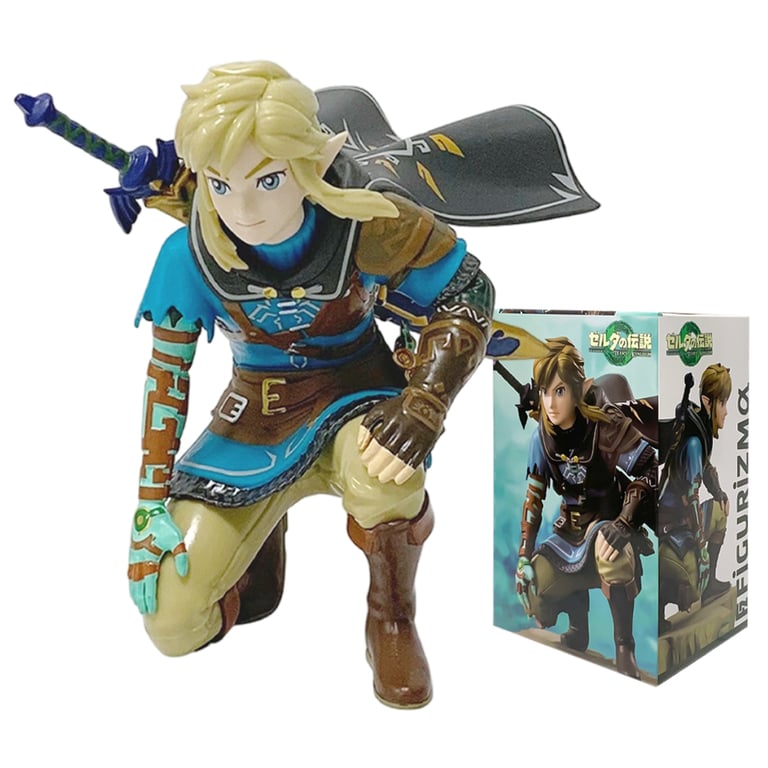 Exquisite Legend Of Zelda Anime Link Kingdom of Tears 12cm PVC Statue - Collectible Doll and Ornament for Display or Play - Premium Quality Handheld Model - Perfect Gift for Fans of the Popular Video Game Series
