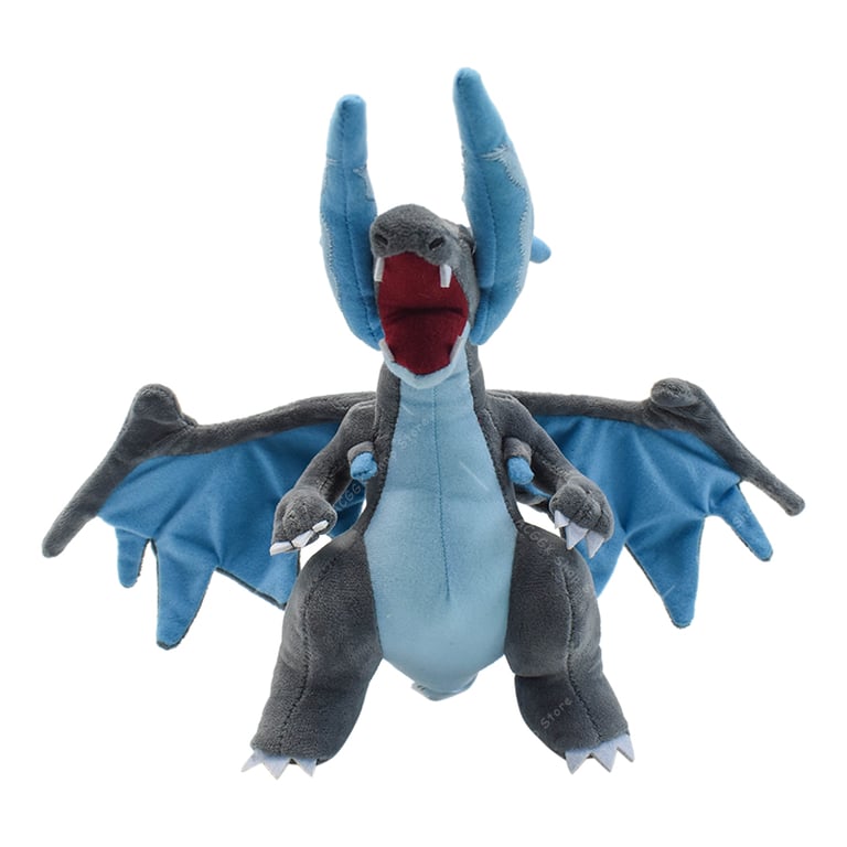 22CM Animal Plush Toys Mega Charizard Stuffed Cotton Plush Dolls - Realistic Design, High-Quality Material, Collection-Worthy - Perfect Gift for Kids, Detailed & Durable Charizard Dolls for Playtime Adventures & Naptime Snuggles