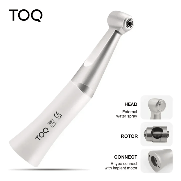 FX Style Dental Slow Speed Set with Straight Handpiece, 1:1 Contra Angle Air Motor, Ball Bearings, 2/4 Holes - Ergonomic, Durable, Quiet Operation for Precision Procedures - Versatile 2/4 Hole Configuration, Smooth Performance, Reduces Friction and Heat Generation