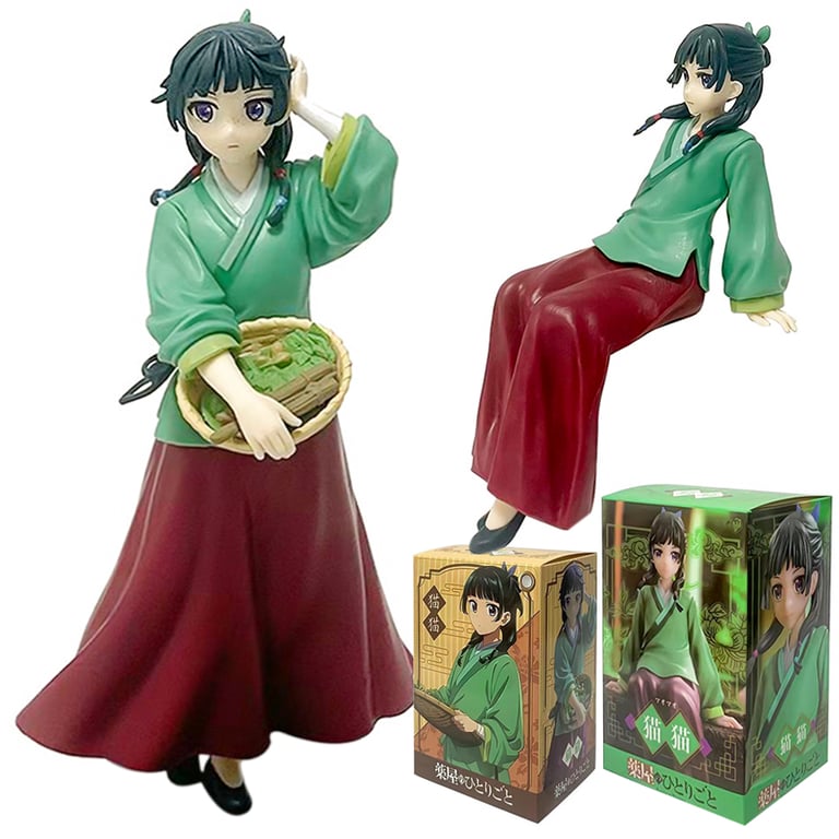 17cm Maomi Action Figure PVC Model | Anime The Apothecary Diaries Car Decoration Doll | Kawaii Design Posable Figurine | Premium PVC Material | Perfect Gift for Anime Enthusiasts | Multi-Purpose Collectible Toy for Car, Desk, Shelf Display