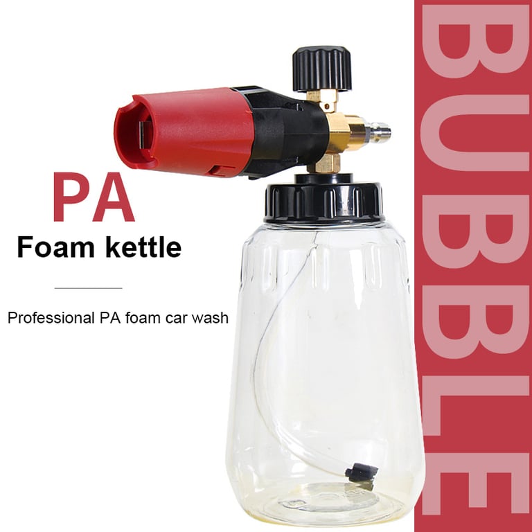 Professional High-Pressure Foam Spray Can for Car and Motorcycle Cleaning - Adjustable Nozzle, Manufacturer Direct Selling, Big Mouth PA Cleaning Gun, Professional Foam, High-Quality Construction - Ideal for Vehicle Washing and Detailing