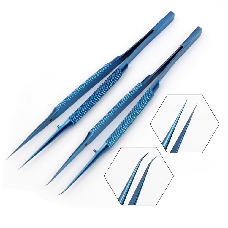 Professional Grade Titanium Alloy Tweezers for Precision Electronics Repair - Anti-Magnetic Forceps for Fingerprint Fly Lines & Phone Motherboards - Fine Tip Tool for Sensitive Components - Versatile Electronics Repair Kit for Enthusiasts & Professionals