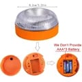 High Visibility LED Car Emergency Light V16 with Magnetic Induction Technology, Multiple Flashing Modes, Long Battery Life, and Durable Weatherproof Design - Ideal for Roadside Emergencies and Accidents