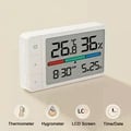 Xiaomi MiaoMiaoCe Intelligent Thermometer Hygrometer with Multi-Function Clock and Weather Station Sensor - Digital Display Home Monitoring System for Comfortable Living Environment
