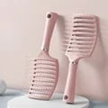 Gentle Air Cushion Hairbrush with Fluffy Bristles for Detangling, Massage, and Anti-Hair Loss Benefits - Suitable for All Hair Types including Long, Thick, Thin, Curly, Natural Hair - Promotes Healthy, Shiny Locks with Scalp Massage Function