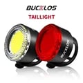 BUCKLOS Super Bright COB LED Cycling Lights with 360-Degree Visibility, Ultralight Design, Multiple Lighting Modes, Durable Weatherproof Construction, Long Battery Life, USB Rechargeable for Enhanced Night Riding Safety