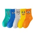 Kids Emoticon Design Socks - Funny Face Expressions, Soft & Breathable Material, Unisex for Boys and Girls, Durable Construction, Great Gift Idea for Children - Happy, Silly, and Playful Emoticons Socks for All-Day Comfort and Long-Lasting Enjoyment