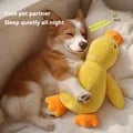 Interactive Plush Duck Toy for Small to Medium Dogs with Bite Resistant Material, Teeth Grinding Sound Relief, and Realistic Duck Sound Feature - Durable and Entertaining Dog Toy for Hours of Fun and Dental Health Benefits
