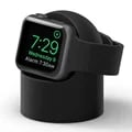 Premium Silicone Apple Watch Charger Stand for Series 9, 8, 7, 6, 5, SE, 3, Ultra, 1, 2 - Durable Docking Station with Cable Management and Stylish Design